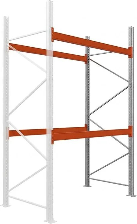 Paletový regál – prídavný modul, konfigurovateľné úrovne a rozmery