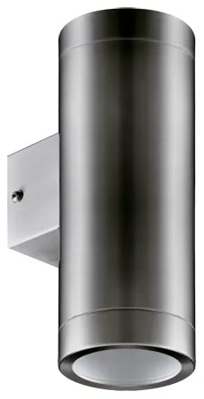 STRÜHM Nástenné svietidlo ASTER 2xGU10 INOX 3016