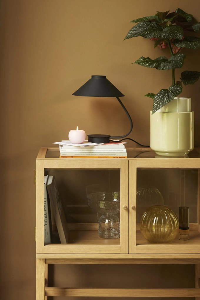 Hübsch Stmievateľná stolná LED lampa Muri Black