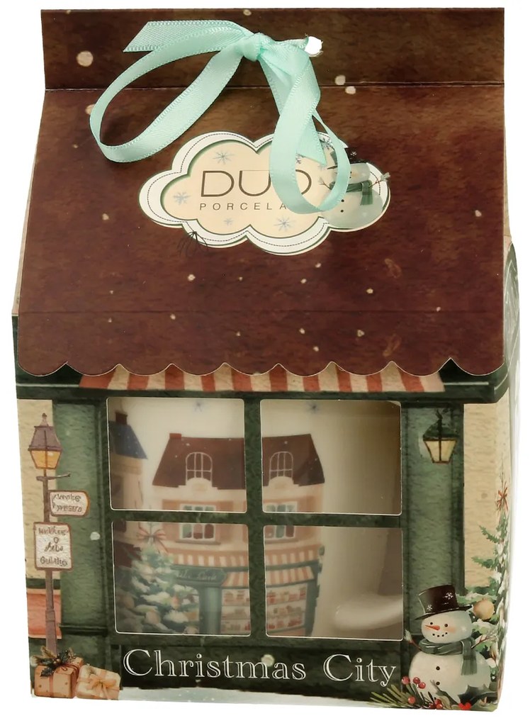 Porcelánový hrnček Christmas City2 400 ml