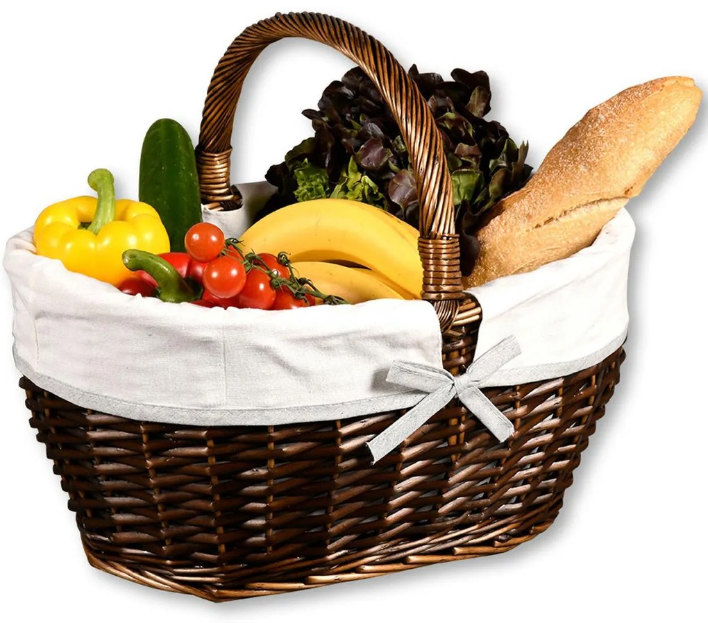 Košík na ovocie Basket Dark, 45x34x37 cm