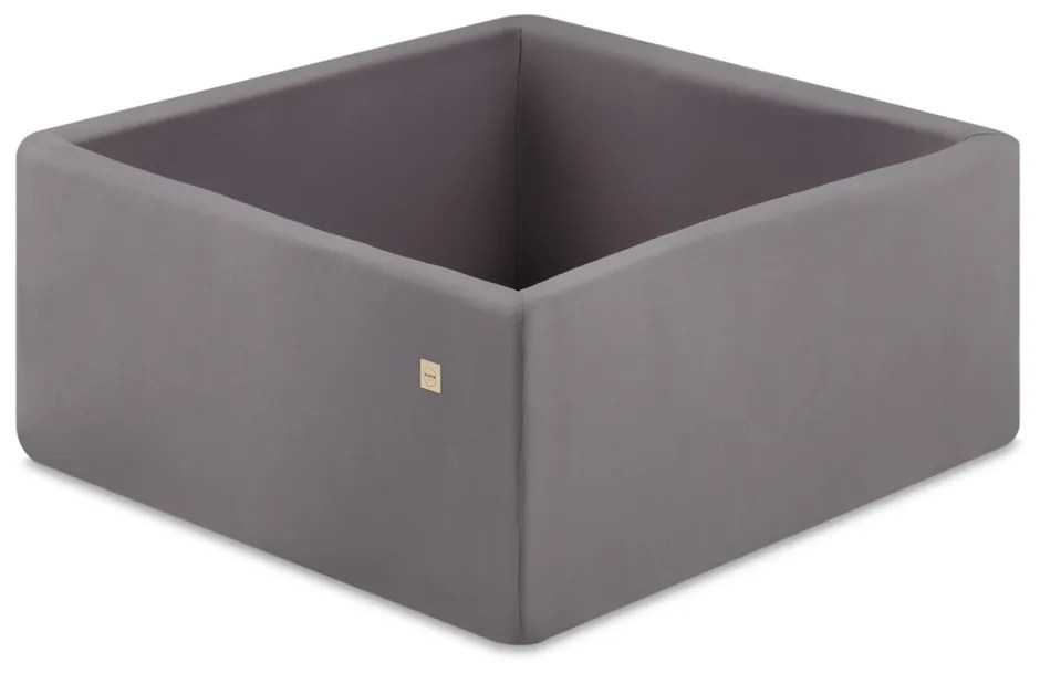 Suchý bazén 130x130x50 cm, štvorcové, šedá, aktívny