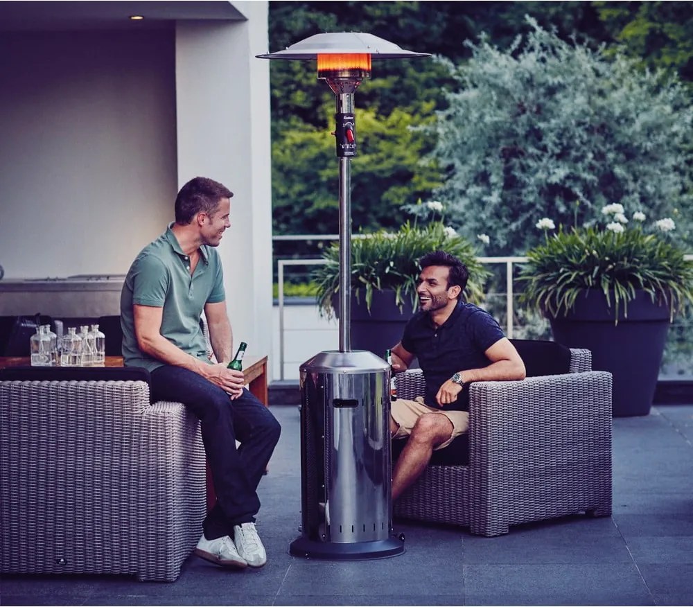 Strieborná tepelná plynová lampa ENDERS Elegance