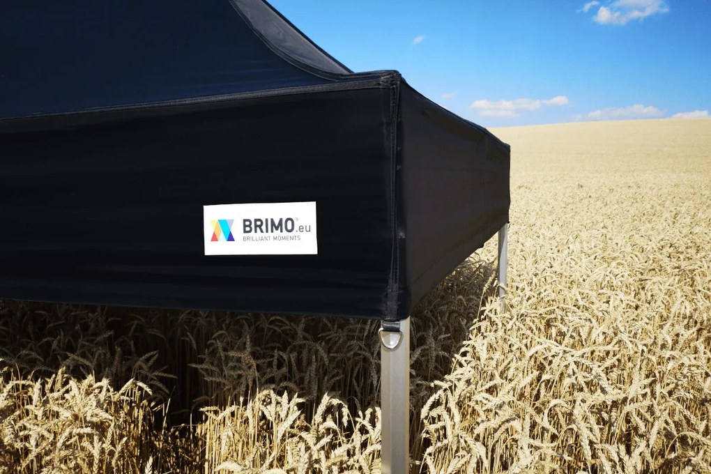 BRIMO Hliníkový nožnicový stan 4x8 m pre motošport a depo - s 3 stenami - Biela 18