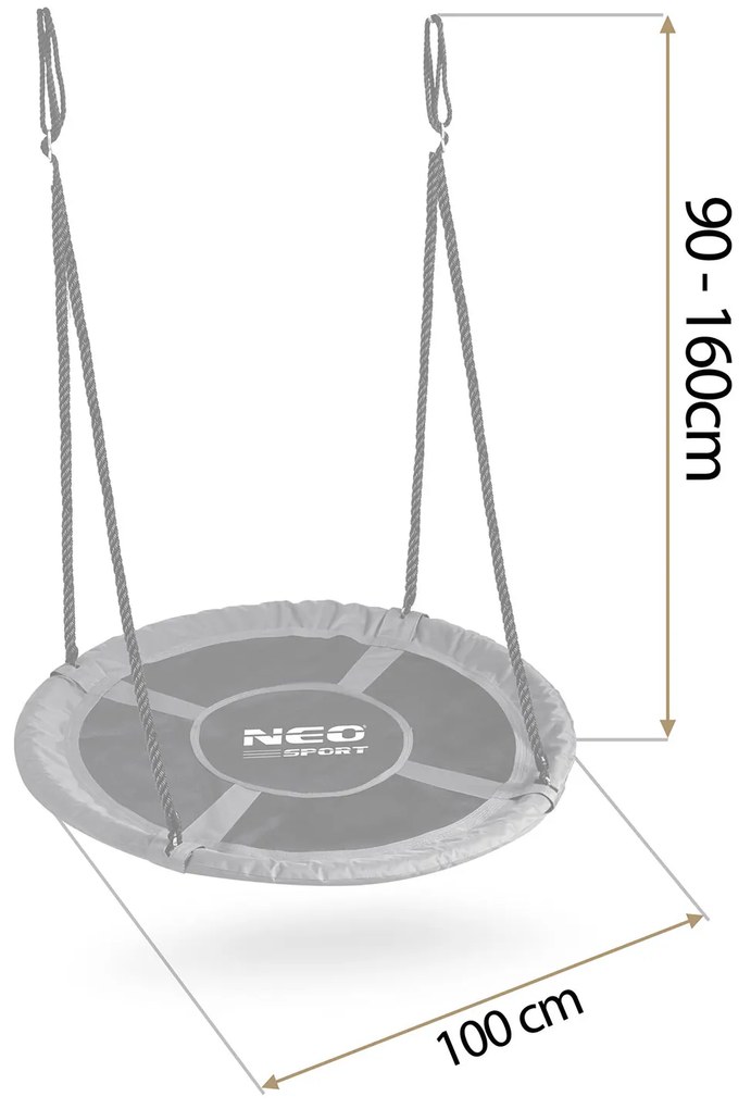 Neo-Sport Swingo 100 cm hojdačka bocianie hniezdo