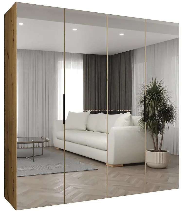 Skriňa Marbella III 200 artisan čierna