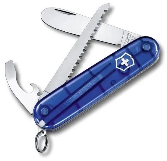 Victorinox - Multifunkčný vreckový nôž MY FIRST VICTORINOX 8,4 cm/8 funkcií modrá