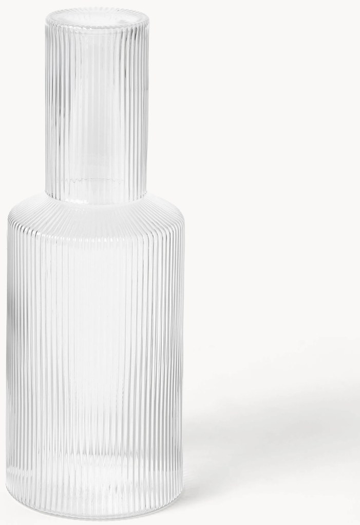 Ručne fúkaný vrchnák na karafu Ripple