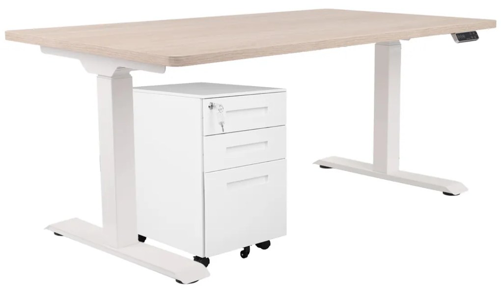 Súprava: stôl Alto 101 White + kontajner