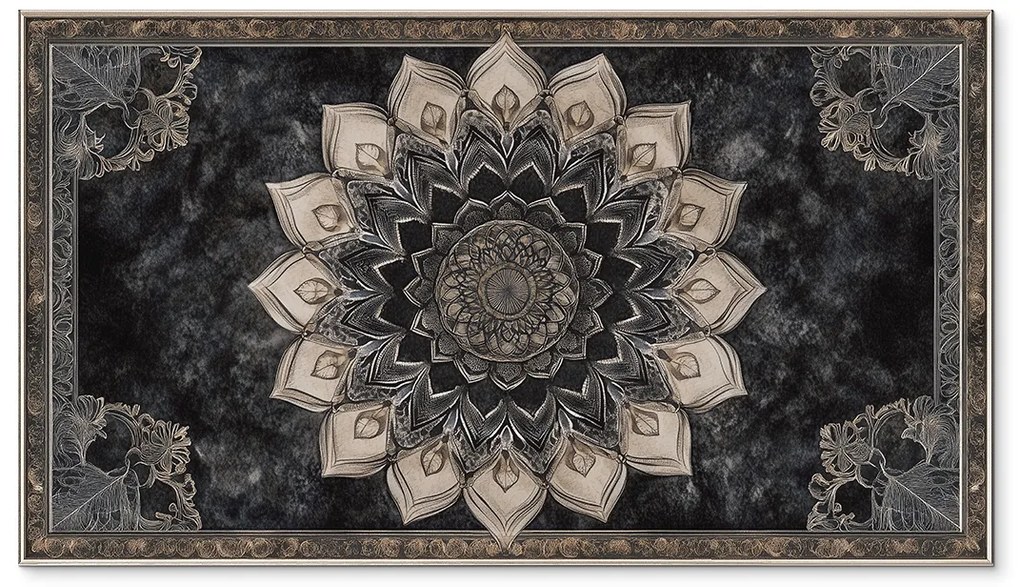 drevko | Mandala na stenu Hĺbka ticha 455 x 80 cm