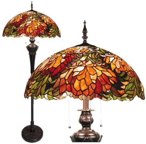 Luxury Tiffany lampa stojacia ATMOSPHERE Ø50*166