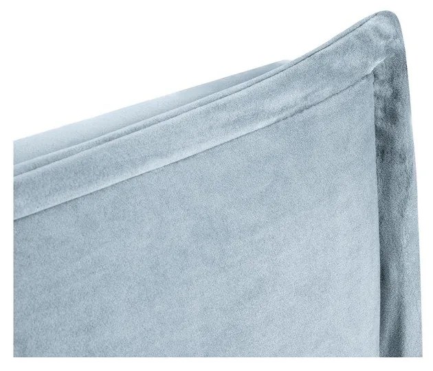 Svetlomodré čelo postele 140x120 cm Monica – Milo Casa