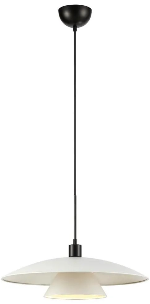 Markslöjd 108430 - Luster na lanku MILLINGE 1xE27/40W/230V biela