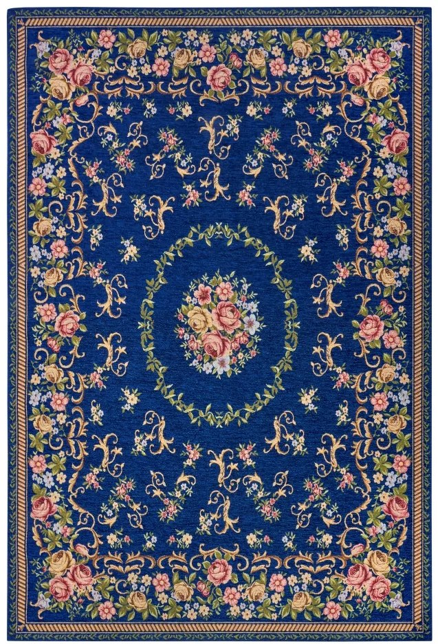 Hanse Home Collection koberce Kusový koberec Gobelin 105868 Blue Multicolored - 60x90 cm