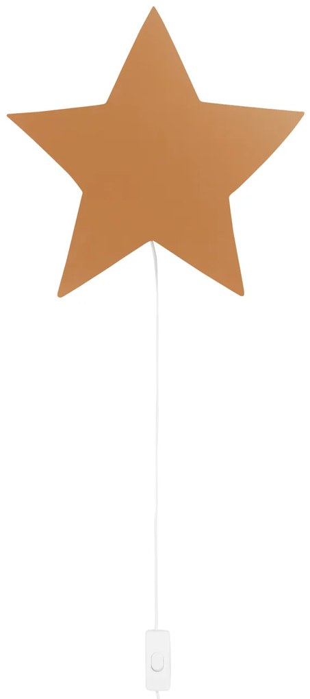 Nástenná lampa Star – horčicová