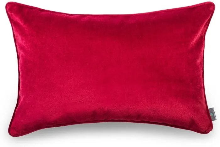 Červená obliečka na vankúš WeLoveBeds Elegant Burgundy, 40 × 60 cm