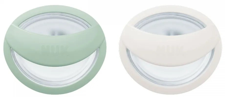 Dojčenský cumlík  NUK MommyFeel 0-9m 2 ks zeleno biela