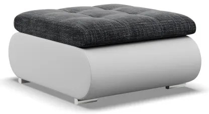 Taburetka FORESTA popolová / biela