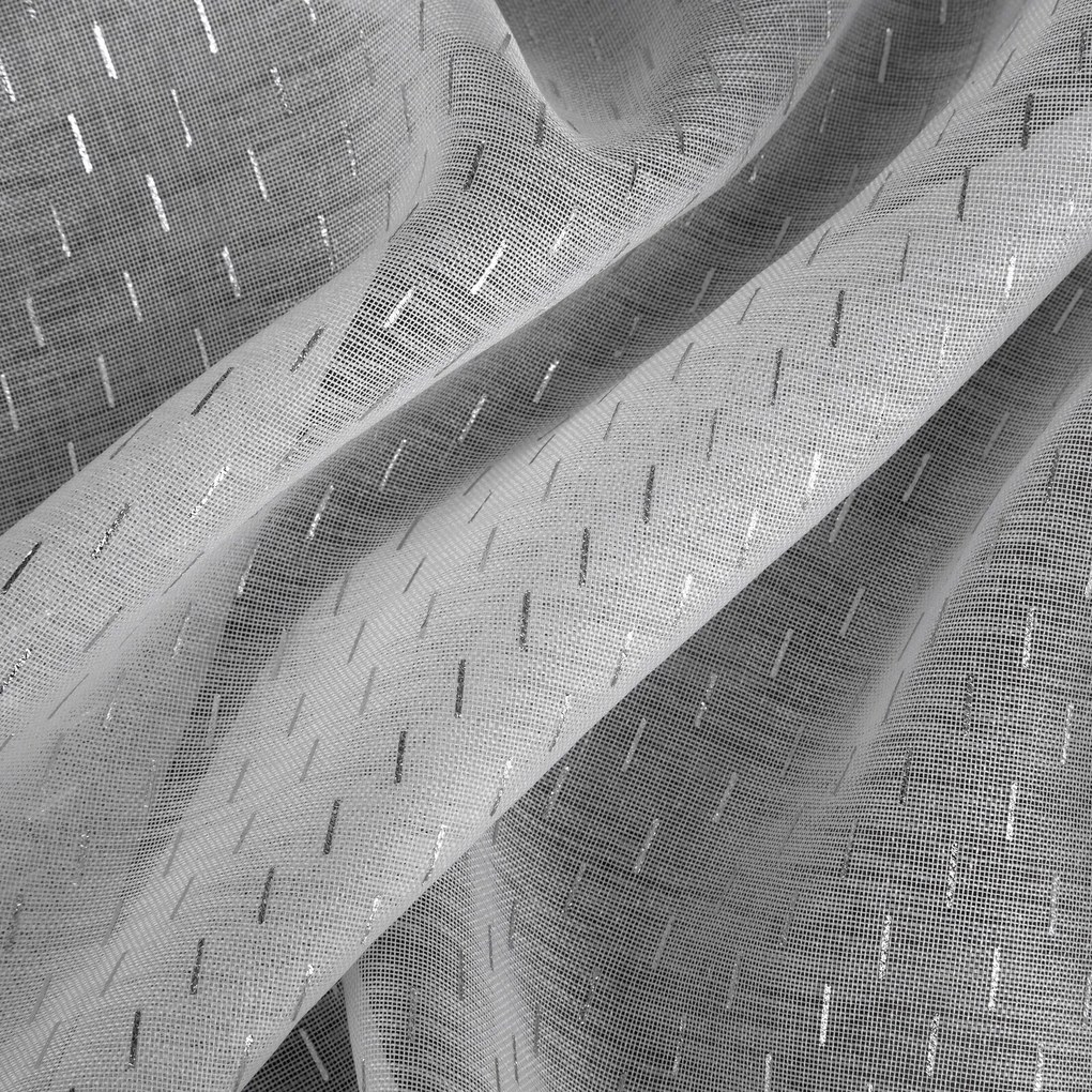 ZÁCLONA NA PÁSKE LOARA 140X270 CM BIELA