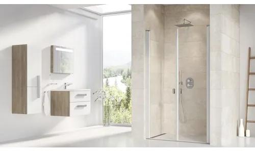 Sprchové dvere RAVAK Chrome CSDL2-100 satin+Transparent 0QVACU0LZ1