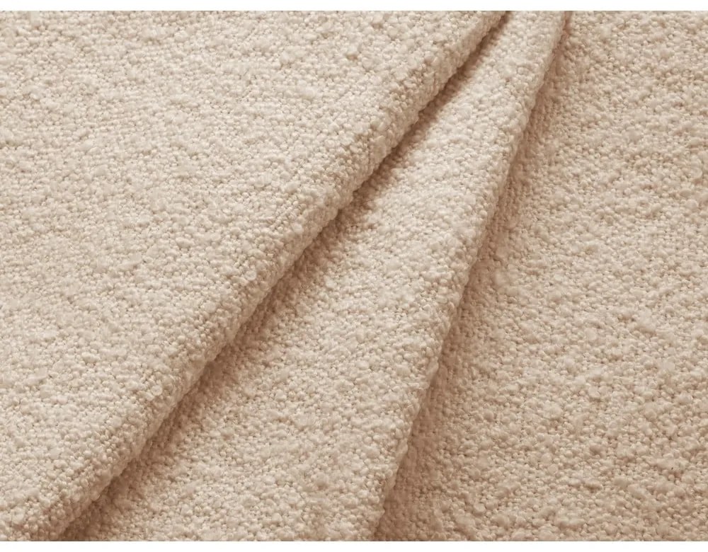 Béžová rozkladacia pohovka z textílie bouclé 247 cm Jodie – Micadoni Home