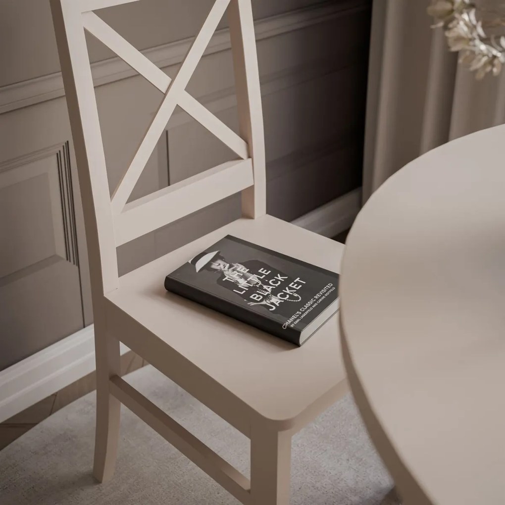 JEDÁLENSKÁ DREVENÁ STOLIČKA LORENA KAŠMÍR