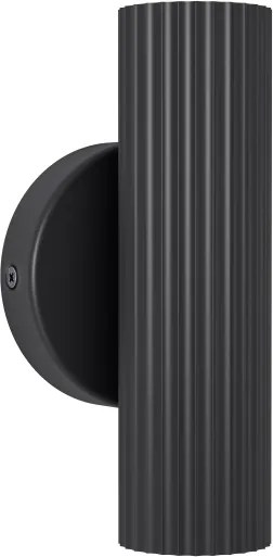 Eglo 902032 - Nástenné svietidlo PORTILLO 2xGU10/5W/230V čierne