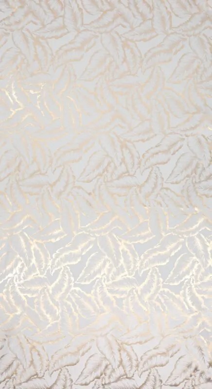 Dekorstudio Zamatový záves MILENA v bielej farbe 140 x 250 cm