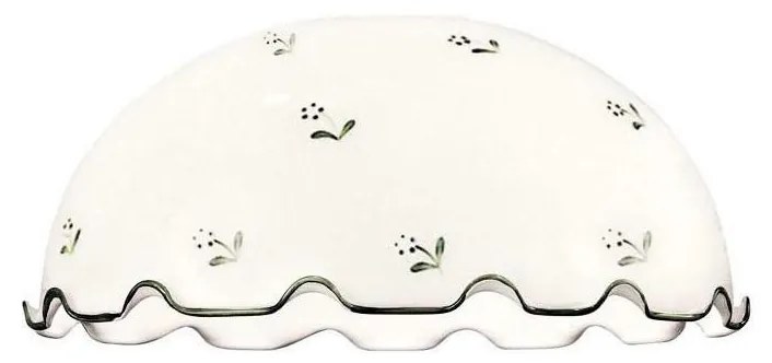 Náhradné sklo k lustru NONNA E27 pr. 36 cm biela/zelená