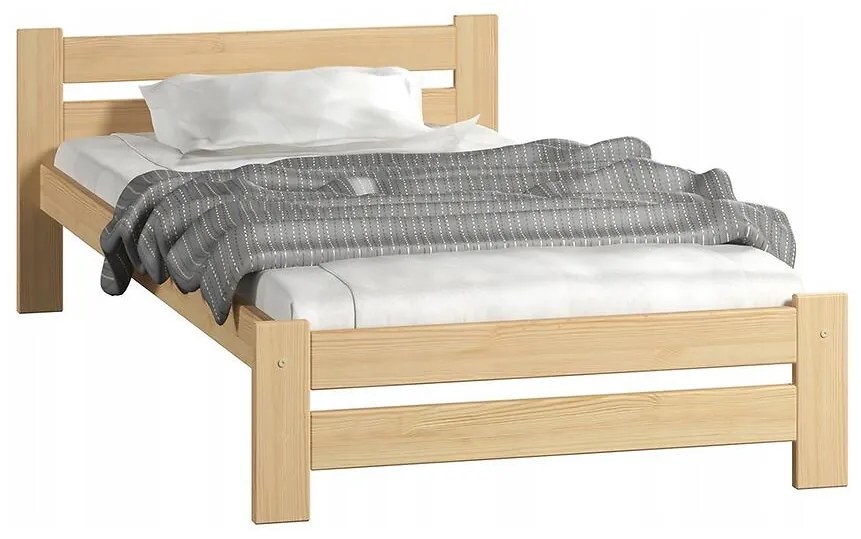 Posteľ  Agata 90x200 borovica bez roštu