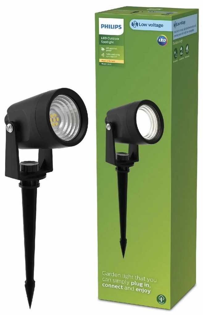 Vonkajší reflektor LED Philips Reuel GardenLink,nízke napätie, 1,5 W, 180 lm, 2700 K