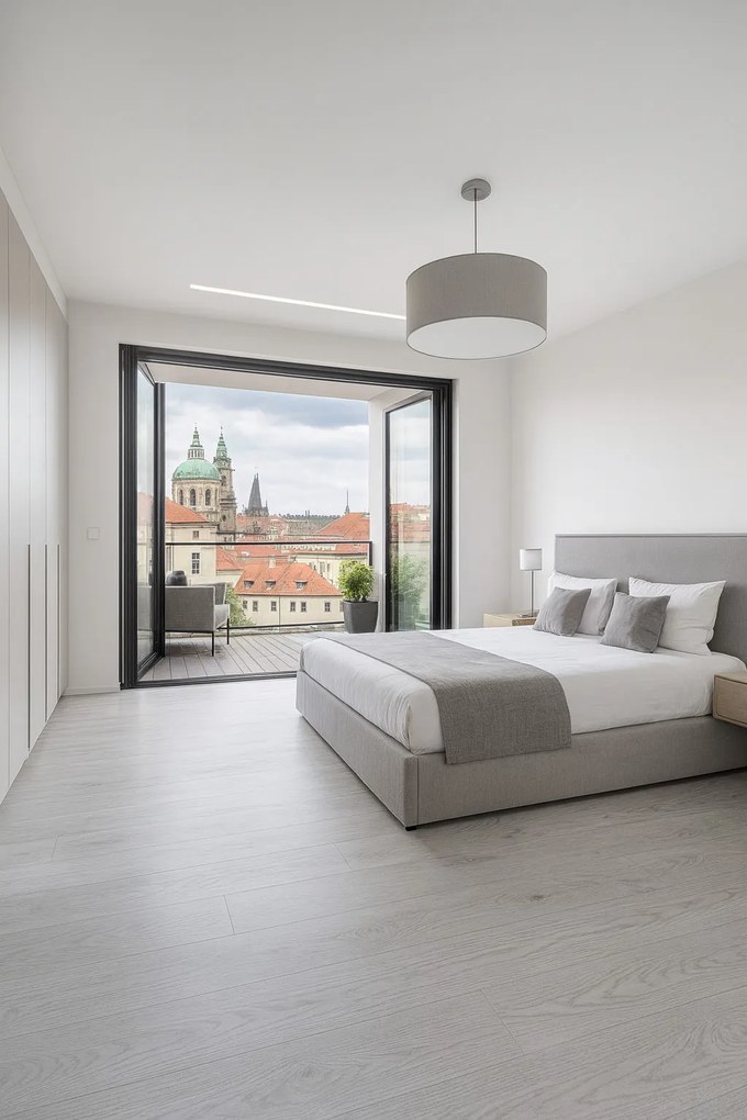 Beauflor, PVC podlaha - lino Blacktex White Oak 979L, na mieru, šíře 3m,4m, šedá, filc, chodba / predsieň