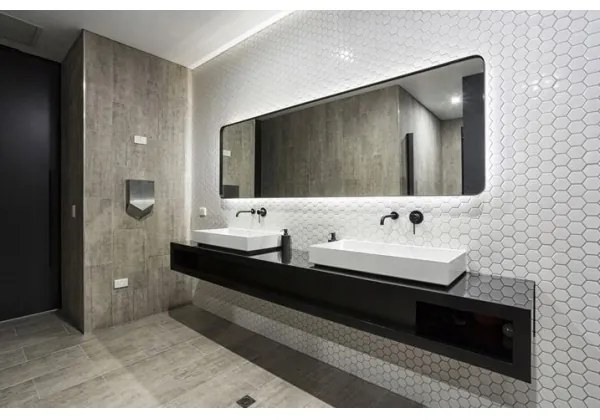 BAT-B0969 - Umývadlová batéria pre podomietkovú montáž LUNGO, matná čierna