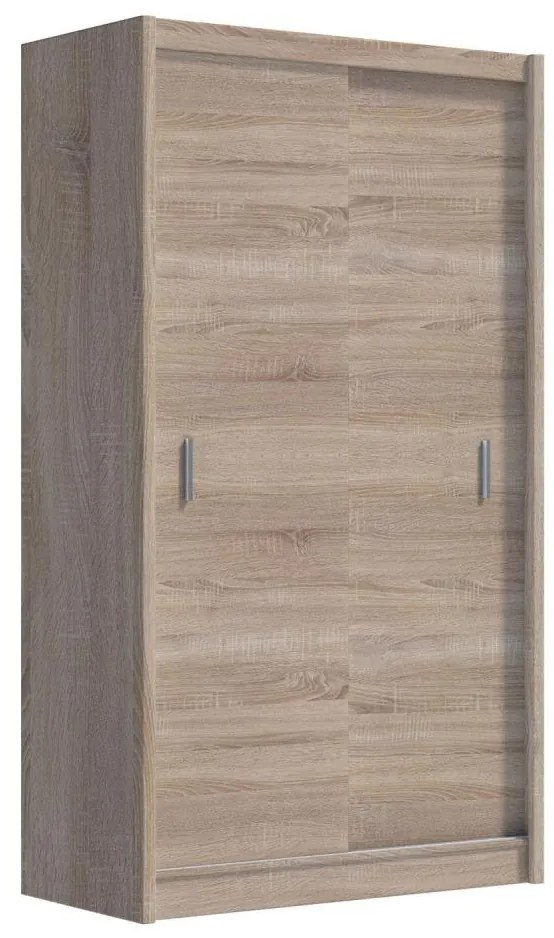 Šatní skriňa SAPHIRA 150x215 cm s posuvnými dverami dub sonoma