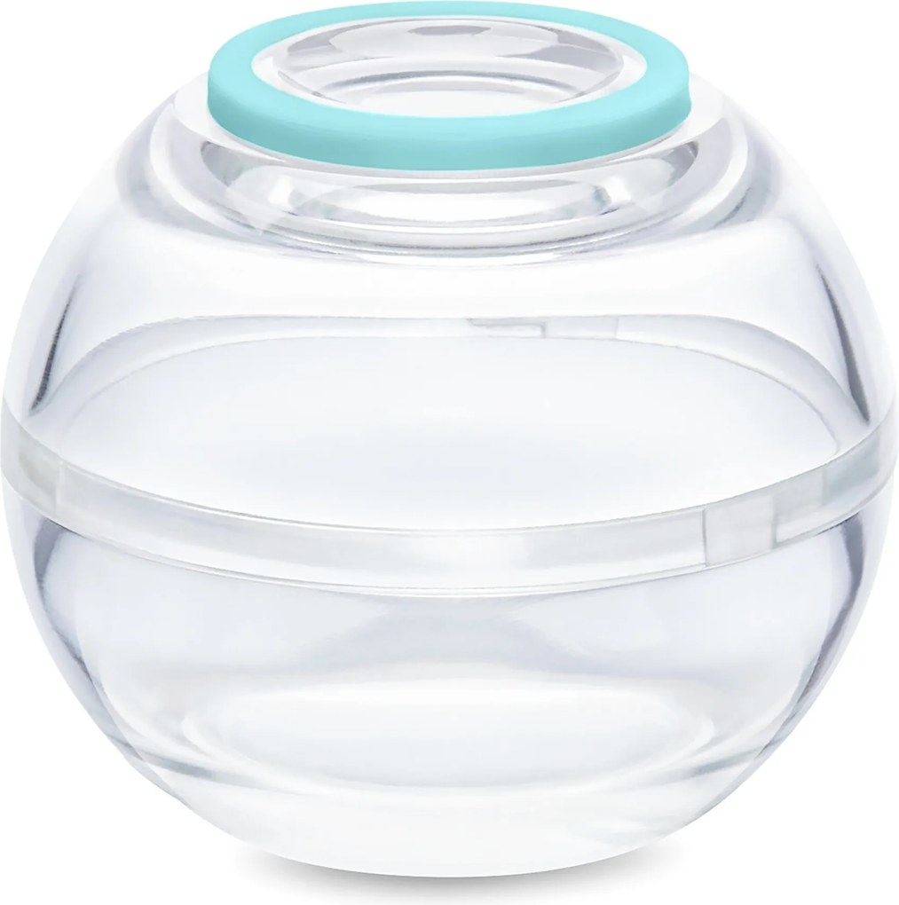 2 guľaté nádobky na uchovávanie potravín