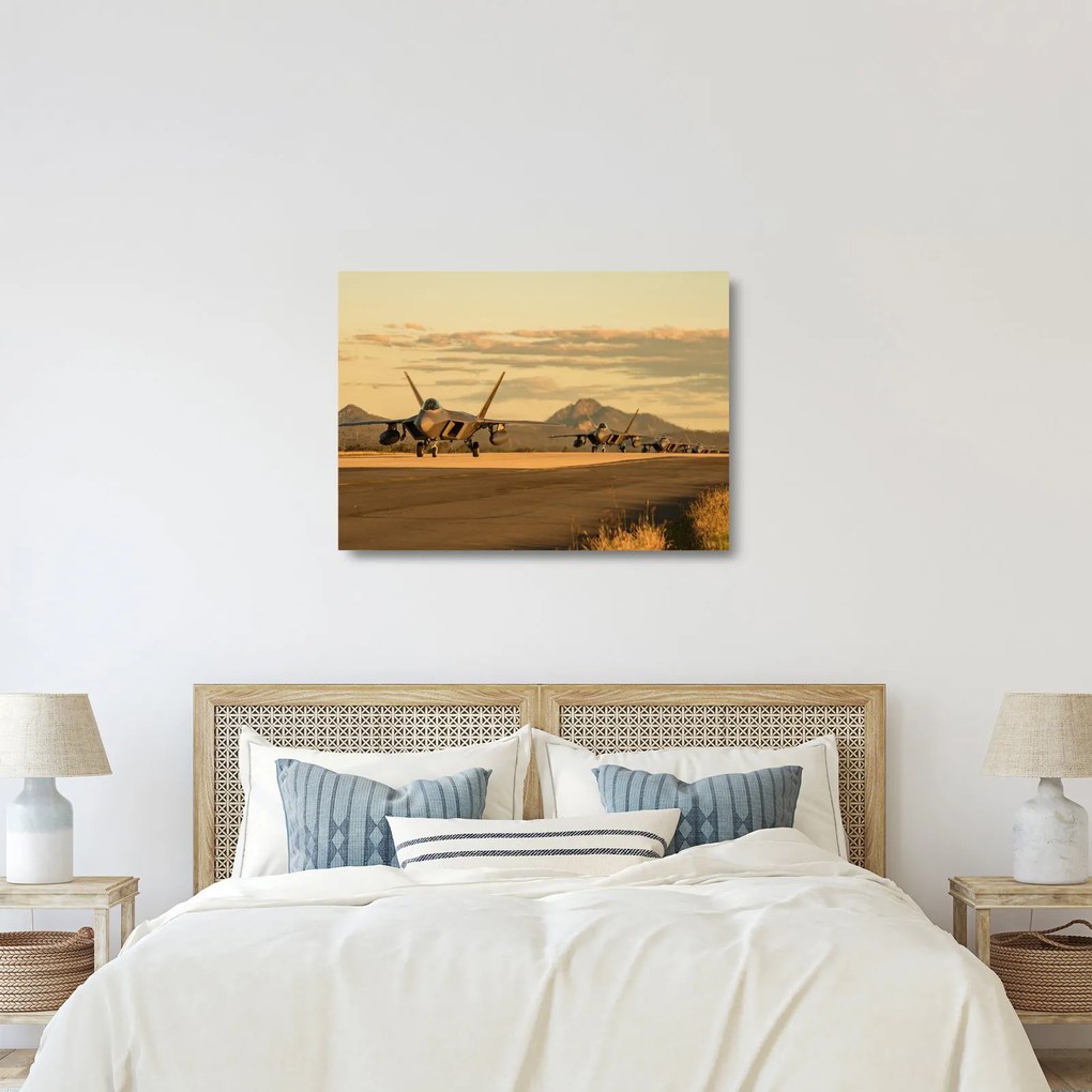 Sklenený obraz - Letectvo (70x50 cm)