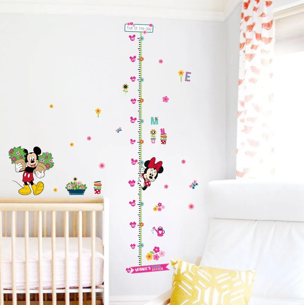 Veselá Stena Samolepka meter Minnie Mickey