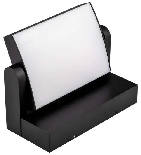 LED Vonkajšie nástenné svietidlo LED/17W/230V 4000K IP65 čierna