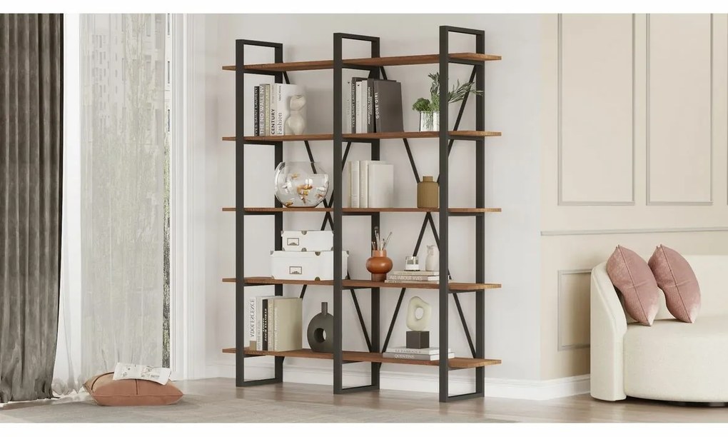 Regálová jednotka Mago Walnut