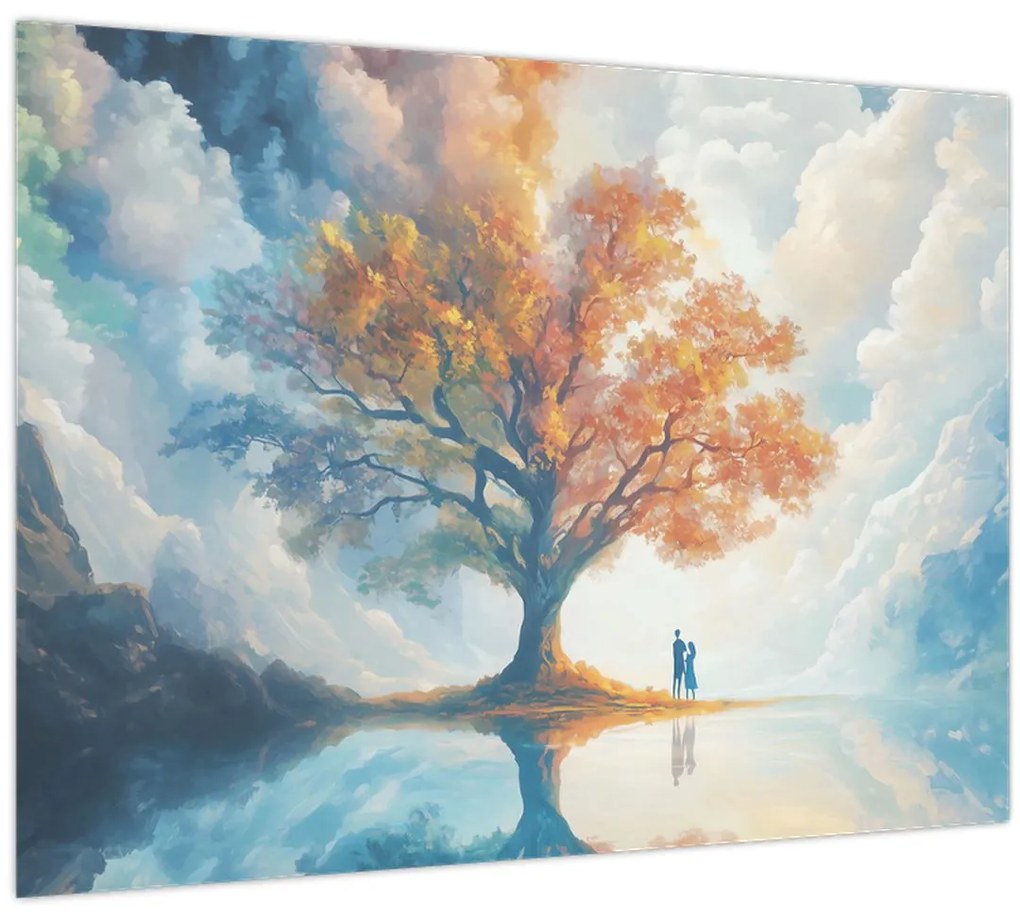 Obraz – Strom života a lásky (70x50 cm)