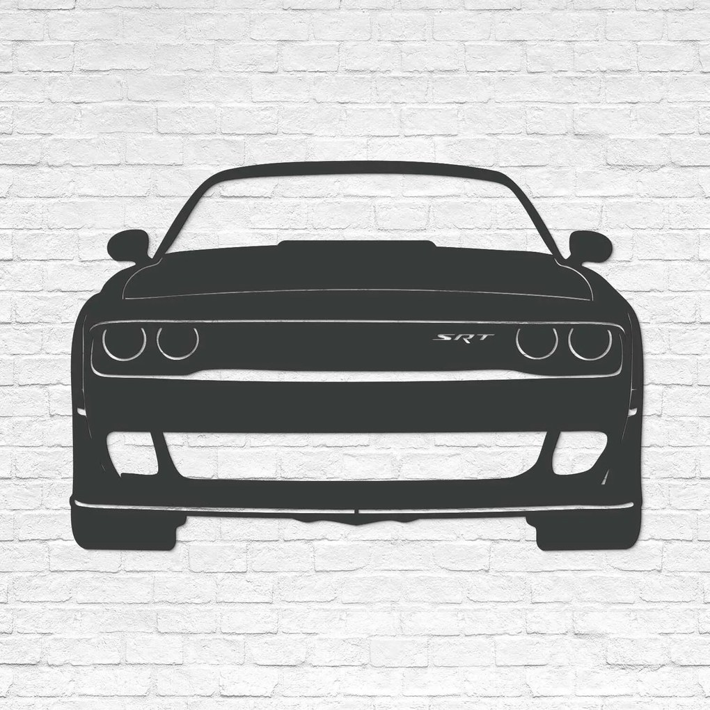 DUBLEZ | Drevený 3D obraz - Dodge Challenger SRT