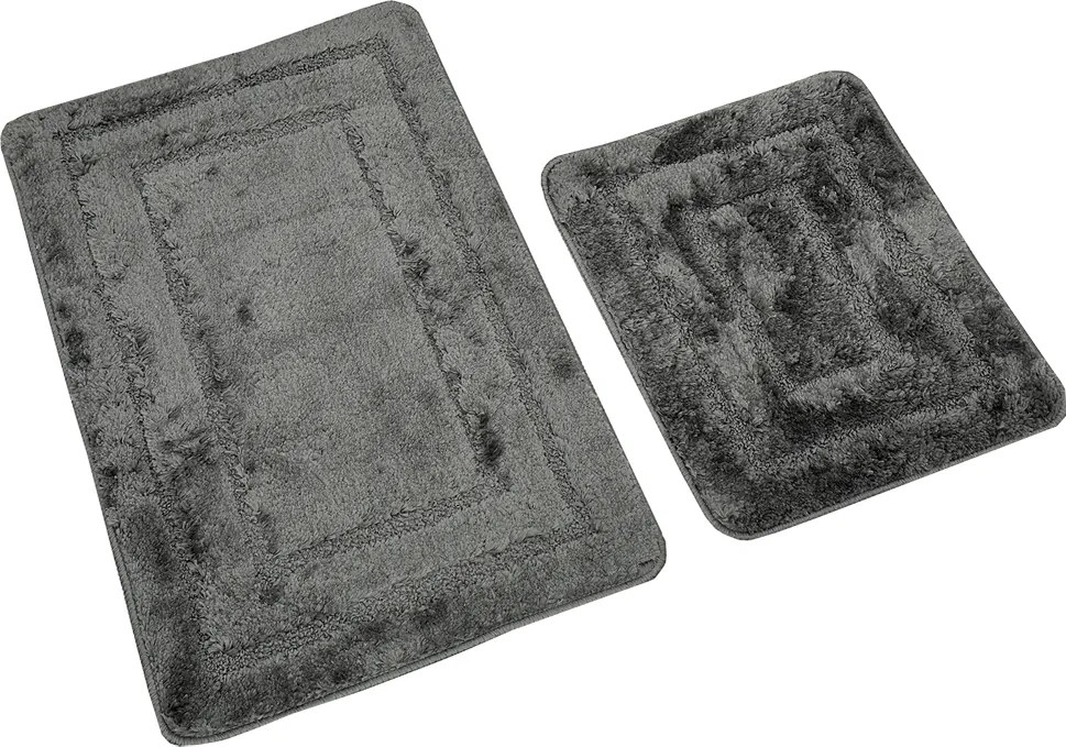 Kúpeľňová predložka ALOR 2set - sivá