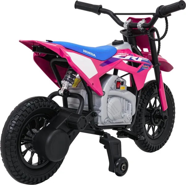 Elektrická motorka HONDA CFR450R ružová