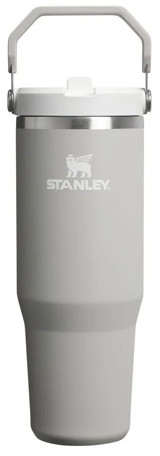 Sivobéžová termoska 890 ml IceFlow Flip Straw 2.0 – Stanley