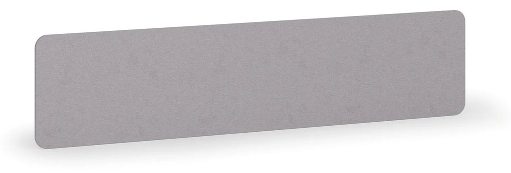 Akustická nástenka 180 x 40 cm, sivá