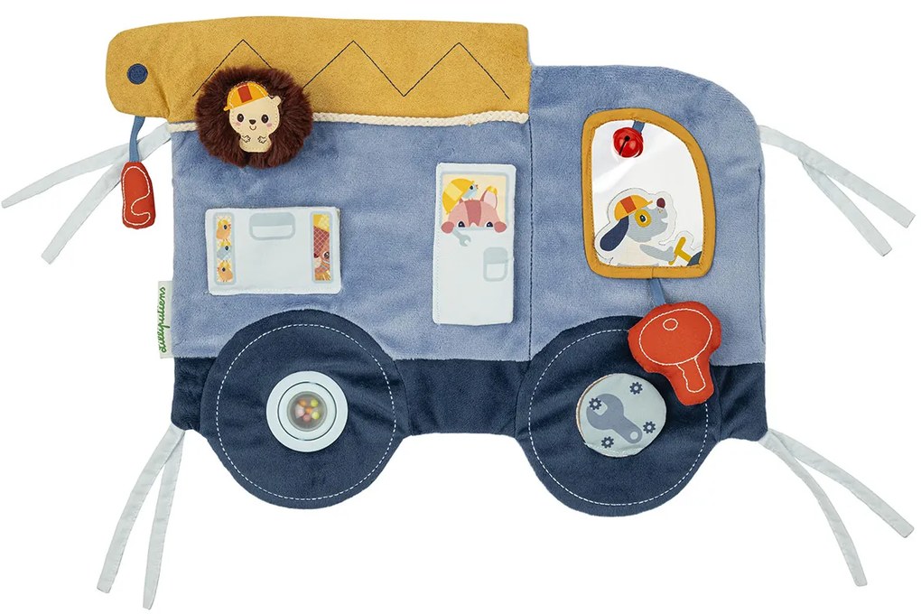 Lilliputiens - textilný panel do postieľky - psík Jules