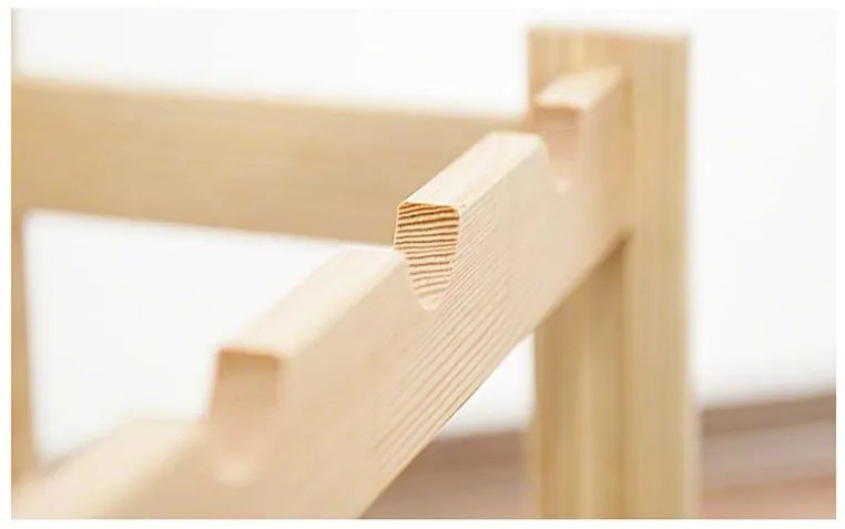 ATMOWOOD Drevený regál na víno - 42 fliaš