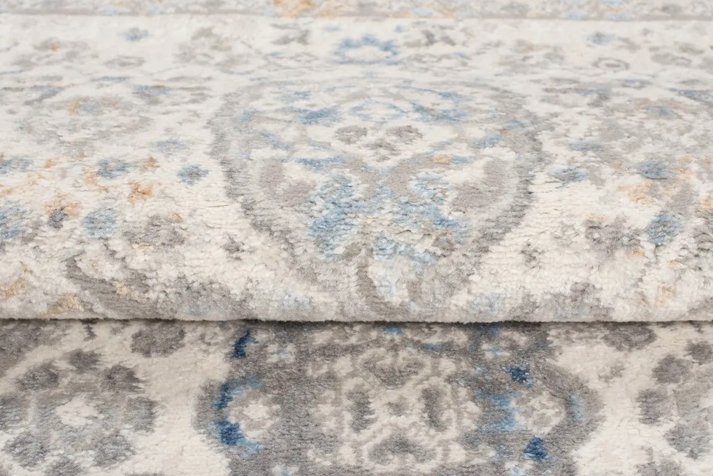 TA Koberec D890B BIELE MODRÉ ÚDOLIE Rozmer: 300x400 cm