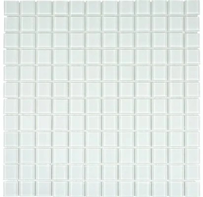 Sklenená mozaika CM4SE40 Crystal uni biela 30x30 cm