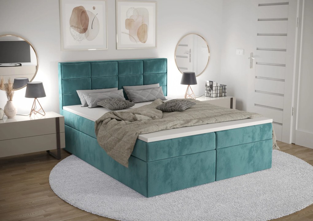 Moderná Kontinentálna posteľ KEJA/boxspring - ÁNO + (70€),160x200